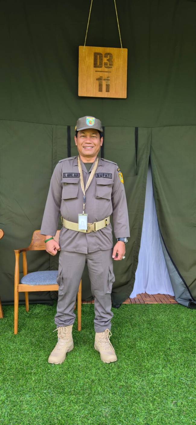 Bupati Balangan saat mengikuti Retret kepala daerah di Magelang. - Foto: Mc.Balangan