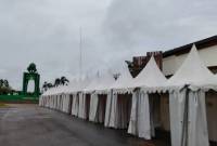 Teks foto : Stan UMKM pada gelaran Expo Balangan 2025. - Foto: Mc.Balangan