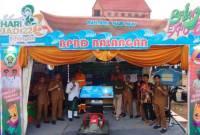 Stan BPBD Balangan siap meriahkan Expo Hari Jadi ke-22 Balangan.