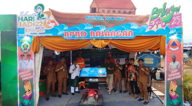 Stan BPBD Balangan siap meriahkan Expo Hari Jadi ke-22 Balangan.