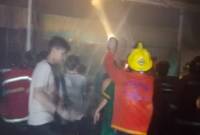 Rumah milik Habib Fikri Al-Habsy, seorang ulama di Kota Banjarmasin, diamuk api dalam peristiwa di Jalan KS Tubun II Gang Damai RT 11 Banjarmasin Selatan, Sabtu (5/4/2025) malam, sekitar pukul 19.30 WITA. (SuarIndonesia/DO)