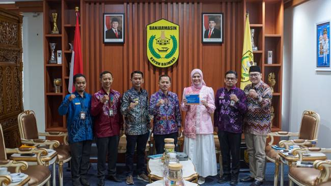 TATA KELOLA- Walikota dan Wakil Walikota Banjarmasin yang berkomitmen kuat terhadap peningkatan tata kelola pelayanan publik yang cepat, praktis dan berbasis digital.