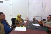 Teks foto : Podcast perdana BPBD Balangan. Foto: Mc.Balangan