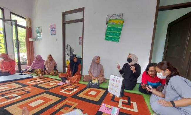 Salah satu kelas ibu hamil di Kabupaten Balangan. - Foto: Mc.Balangan