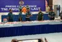 Penyidik Detasemen Polisi (Denpom) Lanal Banjarmasin menyerahkan berkas perkara dan tersangka Jumran, untuk proses hukum selanjutnya ke Oditurat Militer (Otmil) III-15 Banjarmasin, Selasa (8/4/2025) SuarIndonesia/DO))