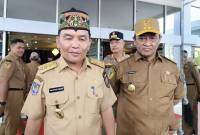 Gubernur Kalteng Agustiar Sabran dan Wakil Gubernur Edy Pratowo. (Foto: ANTARA/M Arif Hidayat)