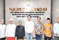 Polres Balangan saat memanggil selebgram yang diduga menistakan agama melalui postingan pada akun Instagramnya. (Foto: ANTARA/Ragil D)