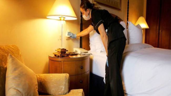 Foto ilustrasi karyawan hotel