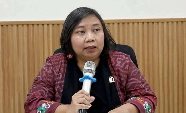 Koordinator Subkomisi Pemajuan HAM Komnas HAM Anis Hidayah dalam konferensi pers di Kantor Komnas HAM, Jakarta, Kamis (27/3/2025). (Foto: ANTARA/HO-Komnas HAM)