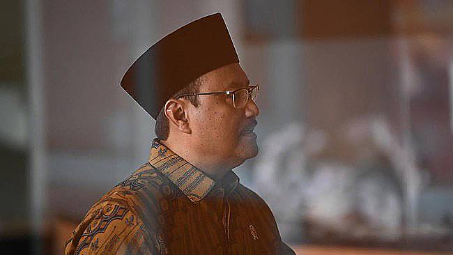 Menteri Sosial (Mensos) Saifullah Yusuf alias Gus Ipul dikenal pula sebagai Sekjen PBNU. (Foto: ANTARA FOTO/AKBAR NUGROHO G)