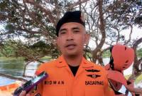 Koordinator Lapangan Pos SAR Sampit Ridwan. (Foto: ANTARA/Devita Maulina)