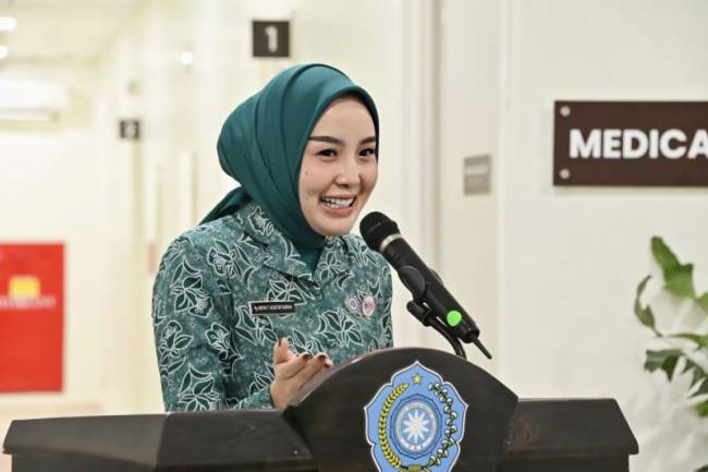 Aisyah Thisia Agustiar Sabran, Ketua TP PKK Kalteng. (Foto: ANTARA/HO-Biro Adpim Pemprov Kalteng)