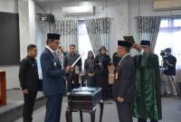 Pelantikan Pj Sekda oleh wakil Bupati Balangan. Foto : MC Kab Balangan