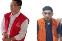 Terdakwa Wenas Fero Patrice Dirga (kiri) dan terdakwa terdakwa Arianto (kanan)