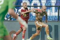 Barito Putera berimbang 1-1 dengan Dewa United di Liga 1. (Foto: ig@psbaritoputeraofficial)