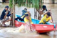 Lomba Besei Kambe dalam gelaran FBIM 2025, Palangka Raya, Selasa (20/5/2025). (ANTARA/HO-Diskominfosantik Kalteng)