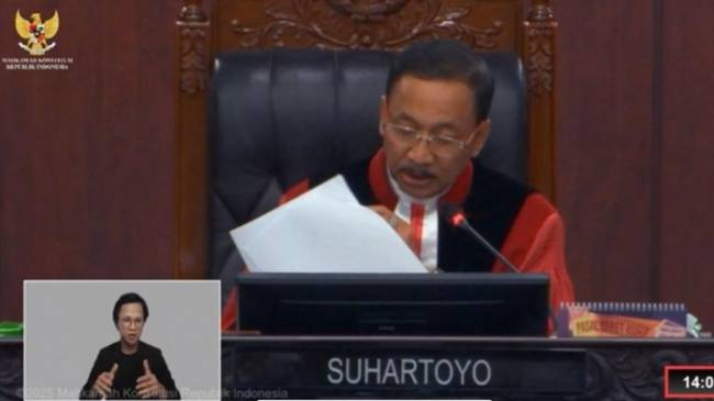 Ketua Mahkamah Konstitusi Suhartoyo