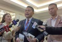 Ketua BKSAP DPR RI Mardani Ali Sera saat ditemui di sela-sela acara Konferensi Ke-19 PUIC, kompleks parlemen, Senayan, Jakarta, Selasa (13/5/2025). (Foto: ANTARA/Melalusa Susthira K)