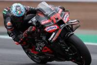 Marco Bezzecchi, Rider Aprilia. (Foto: AFP/ADRIAN DENNIS)