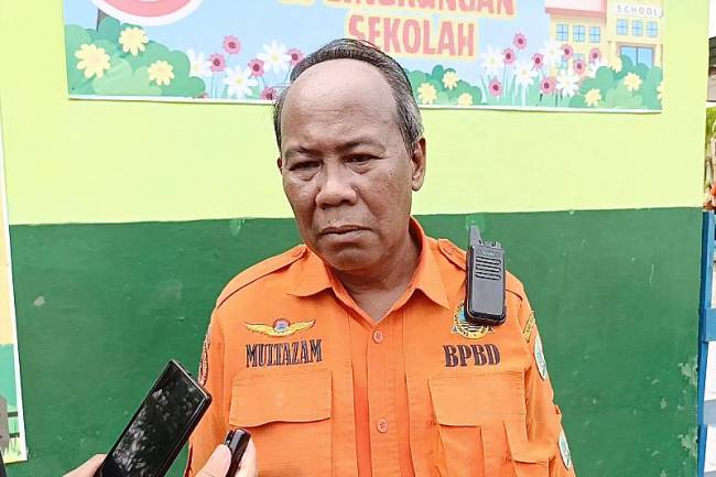 Multazam, Kepala Pelaksana BPBD Kotawaringin Timur. (Foto: ANTARA/Devita Maulina)