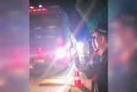 Gubernur Kalteng Agustiar Sabran meninjau langsung Posko Tim Terpadu Pengaturan Lalu Lintas di ruas jalan Palangka Raya-Kuala Kurun, Jumat dini hari (30/5) sekitar pukul 01.30 WIB. (ANTARA FOTO/HO-Dokumentasi Pribadi)