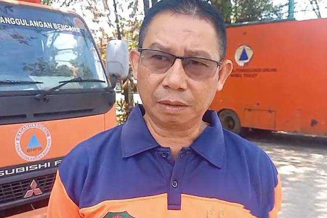 Ketua Satgas Informasi BPBD Kalbar, Daniel. (ANTARA/Rendra Oxtora)
