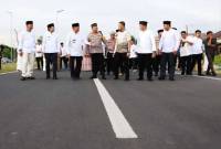 Gubernur Kalsel, H. Muhidin waktu melakukan Peresmian Jalan Akses Bandara Syamsuddin Noor, Kota Banjarbaru pada Rabu (26/3/2025) 