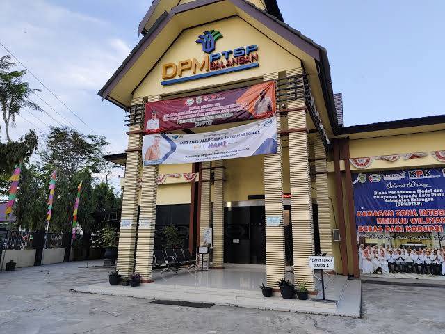 Kantor DPMPTSP Kabupaten Balangan. Foto : MC Kab Balangan