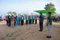 Pengukuhan Tim Program Kampung Iklim (ProKlim) di Desa Monterado Bengkayang dalam rangkaian peringati Hari Lingkungan Hidup Sedunia 2025, Selasa (10/9). (Foto: ANTARA/Narwati)