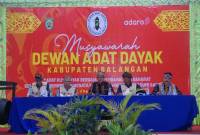 Musyawarah Dewan Adat Dayak Balangan ke-3 di Balangan. foto: MC Balangan
