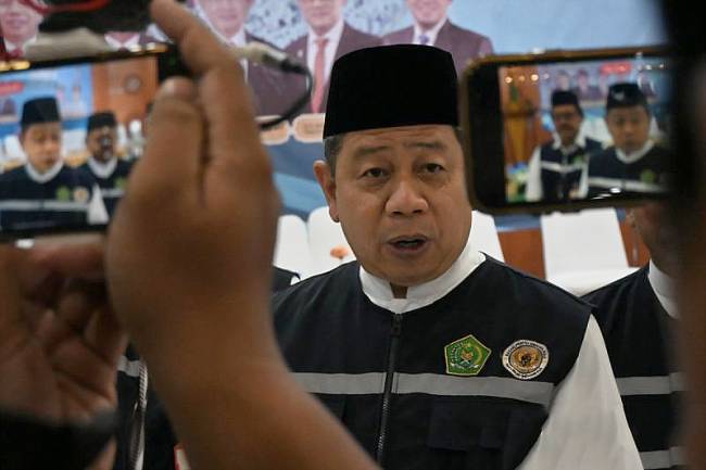 Ketua Panitia Penyelenggara Ibadah Haji (PPIH) Debarkasi Banjarmasin, Kalimantan Selatan, H Muhammad Tambrin. 
