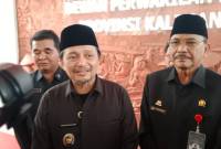 H Hasnuryadi Sulaiman dan Ketua DPRD Kalsel Supian HK (kanan). (SuarIndonesia/HM) 