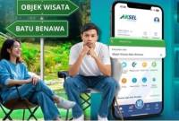 Moment liburan yuk beli tiket wisata Batu Benawa, Pagat HST, gunakan AKSEL by Bank Kalsel.