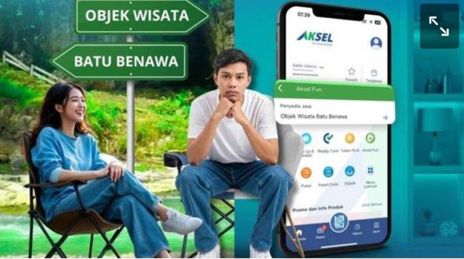 Moment liburan yuk beli tiket wisata Batu Benawa, Pagat HST, gunakan AKSEL by Bank Kalsel.