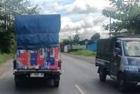 mobil Pick-up, yang , angkut home industri, mirip merek lain yang sudah terdaftar. (SuarIndonesia/Ist)