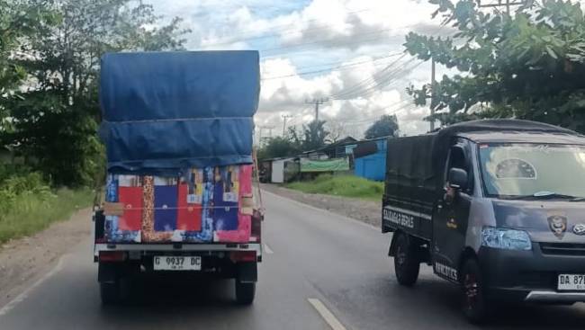 mobil Pick-up, yang , angkut home industri, mirip merek lain yang sudah terdaftar. (SuarIndonesia/Ist)