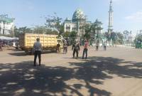 Tim gabungan Forum LLAJ saat melaksanakan Kegiatan Pengawasan, Pengendalian Lalu Lintas Angkutan Jalan, serta Penegakan Hukum di Bidang Lalu Lintas Angkutan Jalan. Foto : MC Kab Balangan