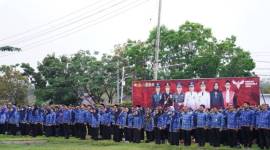 Upacara peringatan Hari Lahir Pancasila di Kabupaten Balangan. foto: MC Balangan