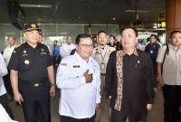 Peresmian pengaktifan kembali status internasional Supadio dihadiri oleh Ketua Komisi V DPR RI Lasarus, Dirjen Perhubungan Udara Kementerian Perhubungan Lukman F Laisa, serta Wakil Gubernur Kalbar Krisantus Kurniawan, Rabu (4/6/2025). (Foto: ANTARA/HO-Prokopim Kubu Raya)