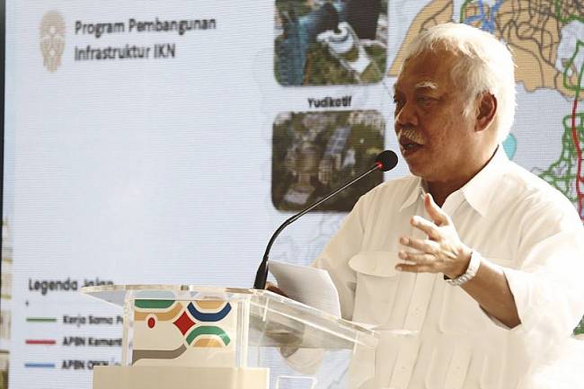 Kepala Otorita IKN Basuki Hadimuljono. (Foto: ANTARA/Novi Abdi)