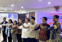 Konferensi pers Kerja Sama untuk Pencegahan Penyiksaan (KuPP) Memperingati Hari Antipenyiksaan Internasional di Kantor Ombudsman RI, Jakarta, Rabu (25/6/2025). (ANTARA/Fath P Mulya)