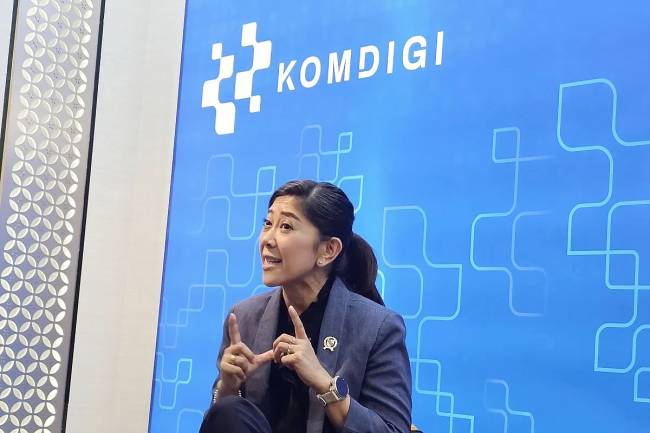 Menteri Komunikasi dan Digital Meutya Hafid. (Dok ANTARA/Livia Kristianti)