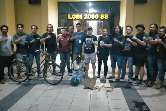 terduga  pembunuh balita bernama Rafa Fauzan