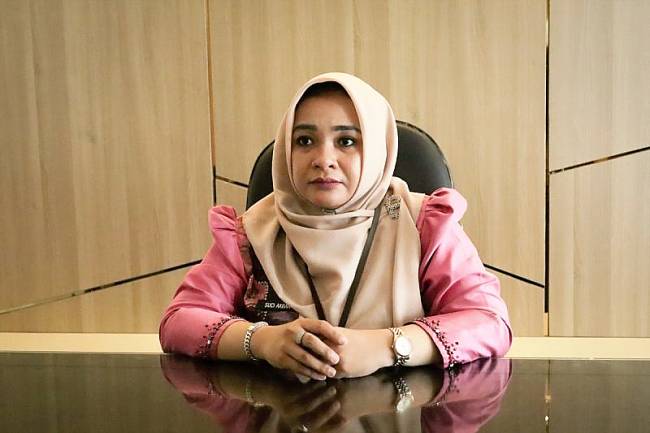 Kepala Bidang Persandian dan Keamanan Informasi Diskominfo Kalsel, Sucilianita Akbar. (ANTARA/HO-Pemprov Kalsel)