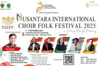 Flayer Nusantara International Choir Folk Festival (NICFF) 2025.