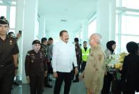 Jaksa Agung RI (Republik Indonesia), ST Burhanuddin, tiba di Kalimantan Selatan (Kalsel), Selasa (1/7/2025) sore. (SuarIndonesia/Ist)