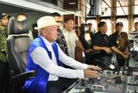 Gubernur Kalsel, H Muhidin apresiasi KRI dr. Radjiman Wedyodiningrat-992, JUmat (4/7/2025) (SuarIndonesia/Ist)