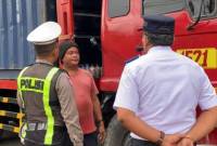 Razia gabungan yang digelar Satuan Lalu Lintas (Satlantas) Polresta Banjarmasin bersama Dinas Perhubungan (Dishub) Kota Banjarmasin, Senin (7/7/2025) (SuarIndonesia/YI)