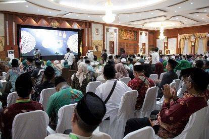 Suasana Rapat Koordinasi Daerah (Rakorda) MUI Wilayah V se-Kalimantan, di Gedung Mahligai Pancasila Banjarmasin. (SuarIndonesia/Adv)