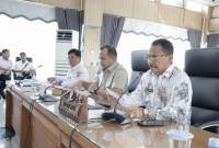 Rapat koordinasi secara daring dengan KPK RI, Rabu (23/7/2025). SuarIndonesia/Ist)